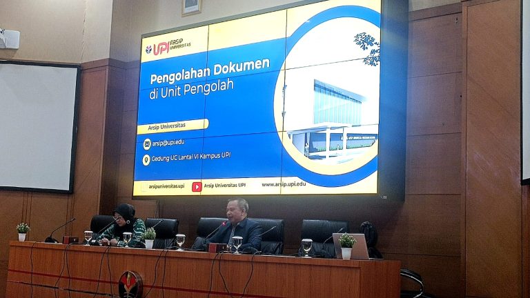 Sekolah Pascasarjana UPI Gelar Sosialisasi Pengolahan Dokumen di Unit Pengolah