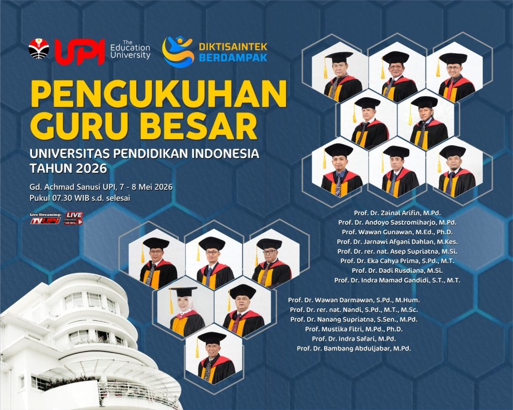 “Hadirilah Pengukuhan Guru Besar Tahun 2026 di Gedung Achmad Sanusi”
