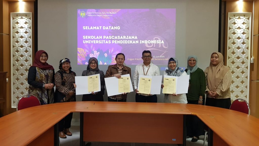 “Akselerasi Mutu, Peluang PJJ dan Riset Kolaborasi, SPs UPI Lakukan Benchmarking Strategis ke Fakultas Bahasa, Seni, dan Budaya Universitas Negeri Yogyakarta”