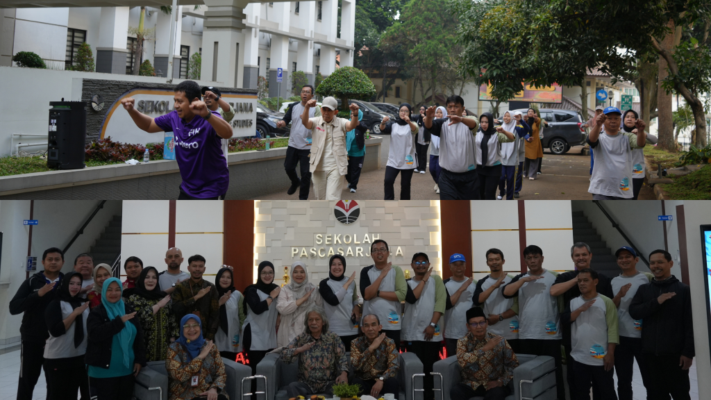 “Senam Bersama Keluarga Besar SPs UPI dan Peresmian Toilet di Lingkungan Sekolah Pascasarjana”
